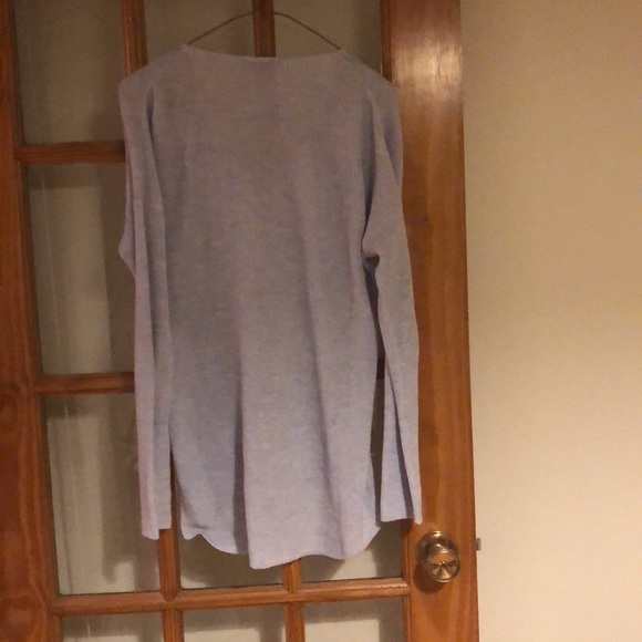 Knit quarter zip Dynamite Long Sleeve Shirt - Picture 2 of 5